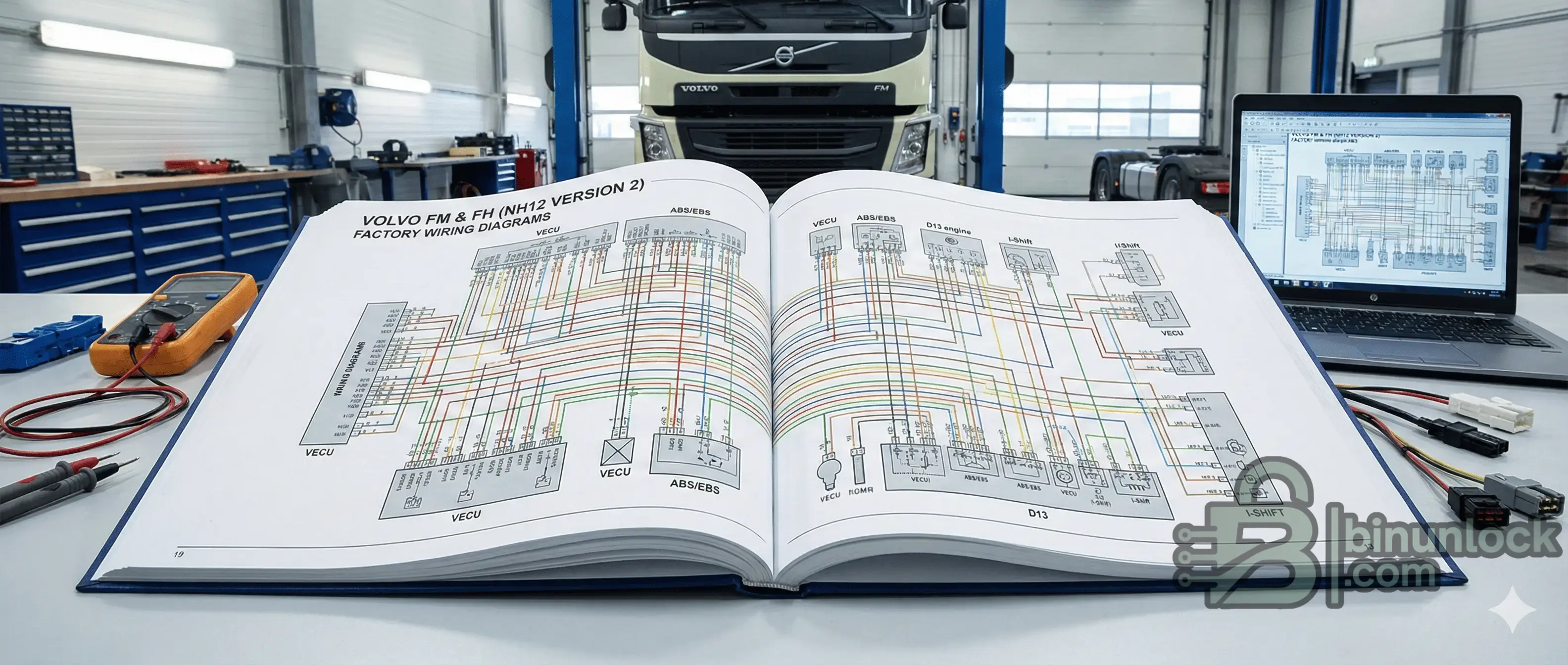 Схемы электропроводки Volvo FM/FH — полные электрические схемы — скриншот 1