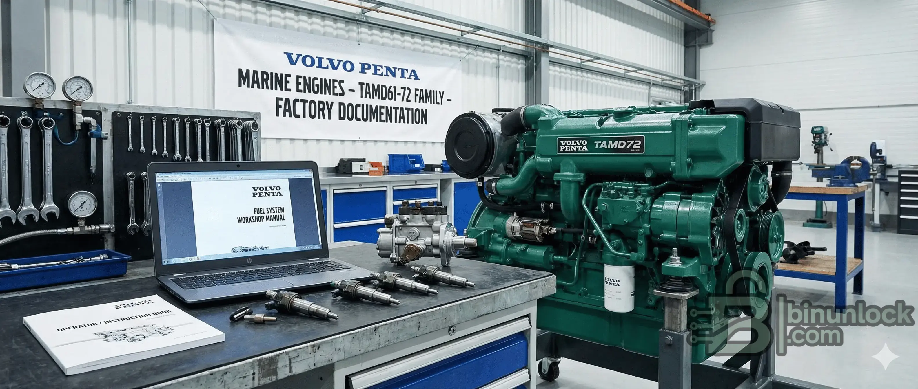 Volvo Penta TAMD61–TAMD72 — сервисная документация по морским дизелям — скриншот 1