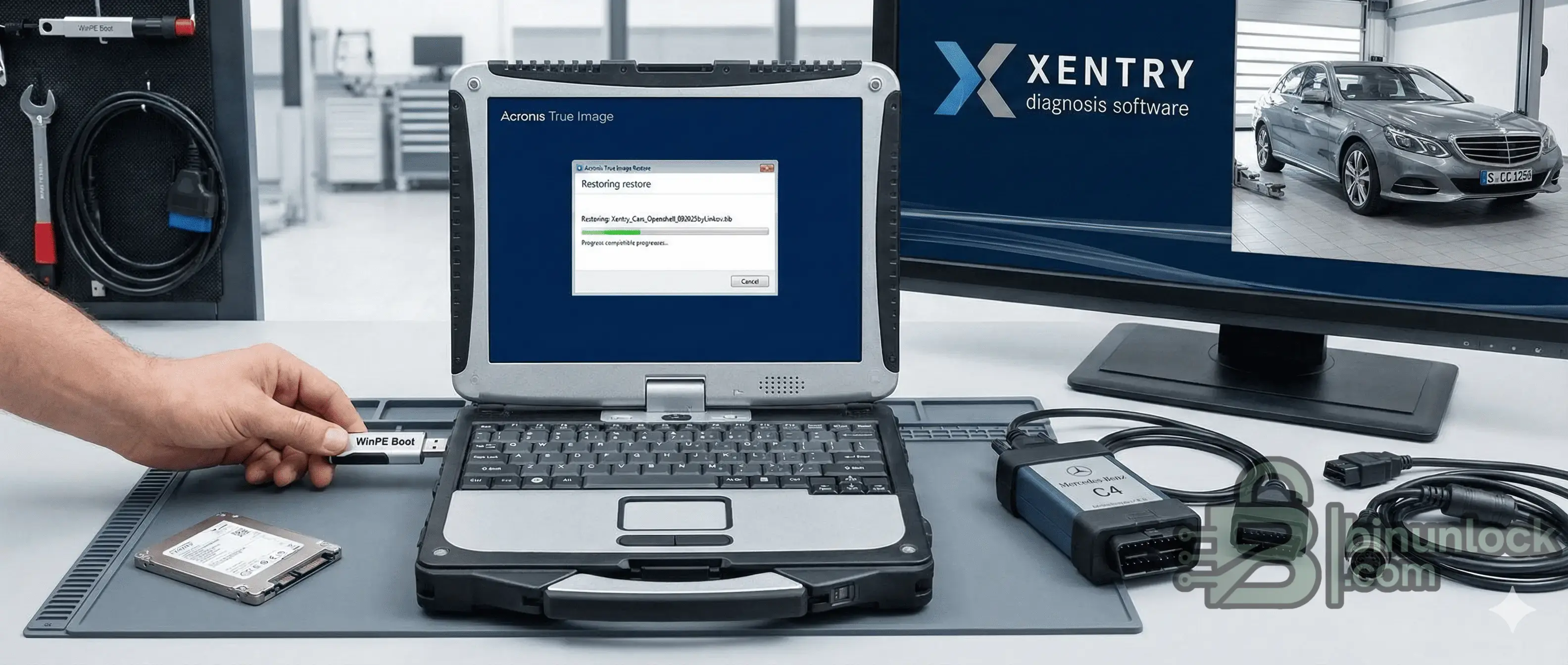 Системный образ Xentry OpenShell для диагностики Mercedes 09.2025 — скриншот 1