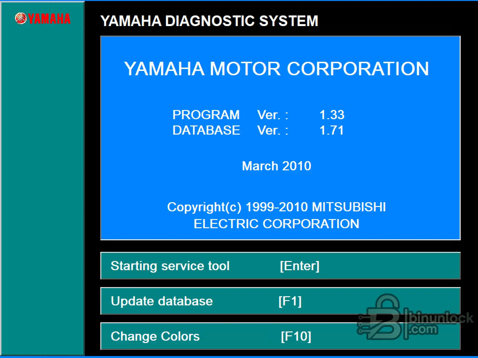 Диагностическая система Yamaha — комплект для обслуживания подвесных морских моторов 1.71 — скриншот 1