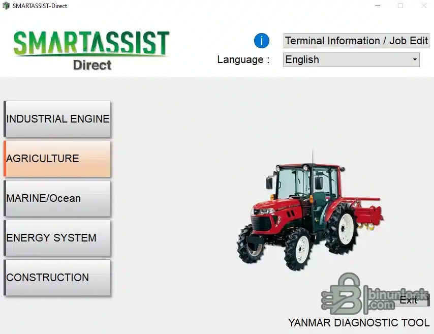 YANMAR SMARTASSIST-Direct SA-Direct диагностический программный комплекс 2.37.0 — скриншот 1