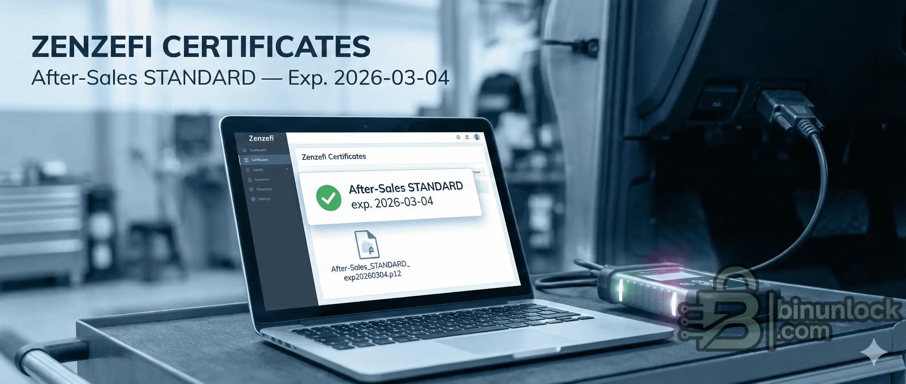 Zenzefi Certificates — пакет PKCS#12 сертификатов after-sales для подключения XENTRY / PassThru 26.08.2026 — скриншот 1