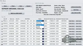 CAS3 C3 Editor reader screen