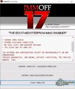 IMMOFF17 v2.1 - The EDC17/MED17 Immo Disabler