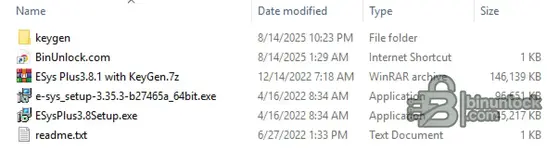 E-Sys 24.06 screenshot