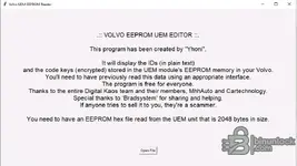 Volvo UEM EEPROM Reader & Key Code Viewer