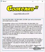 Volvo S40/V50/C30 CEM & SID803 утилита синхронизации v2.3 — скриншот 2