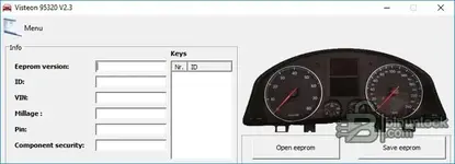 Visteon 95320 Dashboard EEPROM Tool