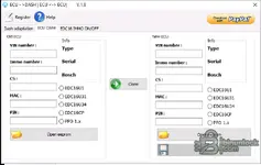 VAG DASH to ECU Adaptation и инструмент клонирования v1.8 — скриншот 2
