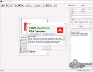 калькулятор PSA от TMW Electronic v16.04.07 — скриншот 3