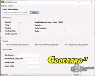 Opel VIN Decoder - Security Code Calculator