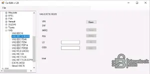Car Edit — ECU/Dash/BSM/SRS Dump Utility for Quick Parameter Edits