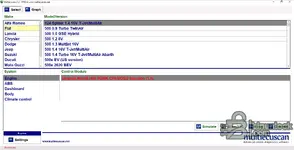 Multiecuscan — расширенная диагностика для Fiat/Alfa/Lancia/Chrysler/Jeep 5.3R1 — скриншот 3