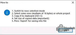 WinOLS Экспорт файлов — сохранение BIN из буфера обмена для выбранных hex-строк 1.0 — скриншот 3 WinOLS Экспорт файлов — сохранение BIN из буфера обмена для выбранных hex-строк 1.0 — скриншот 3
