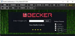 RadioCodeDatabase — мультимарочный набор для кодов автомагнитол 1.9 — скриншот 5 RadioCodeDatabase — мультимарочный набор для кодов автомагнитол 1.9 — скриншот 5
