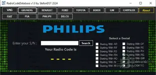 RadioCodeDatabase — мультимарочный набор для кодов автомагнитол 1.9 — скриншот 9 RadioCodeDatabase — мультимарочный набор для кодов автомагнитол 1.9 — скриншот 9