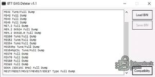 BTT EWS Deleter — BMW Immobilizer File Utility