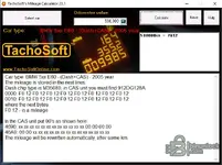 TachoSoft Mileage Calculator — EEPROM Odometer Hex Tool