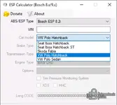 ESP Long Coding Calculator — настройка ABS Bosch 8.x и 9.x 1.0.0.7 — скриншот 2