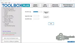WABCO TOOLBOX PLUS — диагностика ABS, EBS, ECAS для тяжёлой техники 14.2.0 — скриншот 3