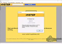 Hyster PC Service Tool — диагностика и программирование погрузчиков 4.99 — скриншот 2