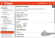 Bobcat Service Analyzer — диагностика и программирование оборудования 92 — скриншот 8