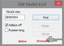DAF Devik SCR Service Utility — DEF and NOx Diagnostics