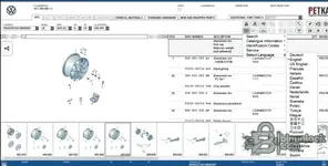 PETKA Update Pack — VW Group Parts Catalog Data