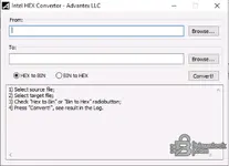 HEX Converter — HEX to BIN Firmware Utility