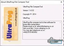 UltraProg — сравнение файлов: трёхпанельное сравнение HEX и ASCII 1.4.0.0 — скриншот 2