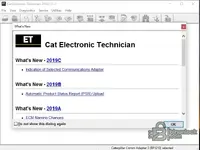 Диагностика Cat Electronic Technician для техники Caterpillar 2019C — скриншот 2