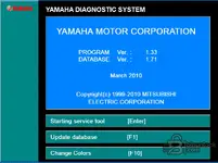 Yamaha Diagnostic System Marine Outboard Workshop Pack