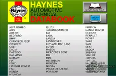 Haynes Automotive Technical Databook Multi-Make Service Data