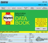 Haynes Automotive Technical Databook — технические сервисные данные по нескольким маркам — скриншот 2