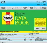 Haynes Automotive Technical Databook — технические сервисные данные по нескольким маркам — скриншот 6