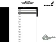 Электросхемы грузовиков Mack в формате PDF — скриншот 1