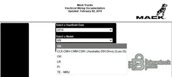 Электросхемы грузовиков Mack в формате PDF — скриншот 2