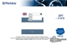 Каталог деталей двигателя Perkins SPI2 и сервисные мануалы 2018A — скриншот 2