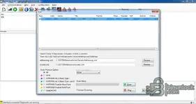 RenOLink 1.99 scan results displaying ECU identification, part number, software version, and criteria details. RenOLink 1.99 scan results displaying ECU identification, part number, software version, and criteria details.