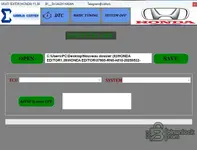 Honda Editor DTC Review ECU Handling screenshot