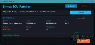 Simos ECU Patcher для PCR2.1, Simos 10 и Simos 11 Immo Off 1.6 — скриншот 3 Simos ECU Patcher для PCR2.1, Simos 10 и Simos 11 Immo Off 1.6 — скриншот 3