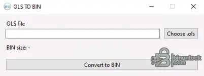 OLS to BIN Converter – Convert OLS Files to Raw BIN Format