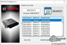База данных ECU BOSCH — вложение 1