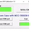 Калибровка пробега Citroen Saxo 1.0 — обслуживание панели NEC-780826-GC (COM)